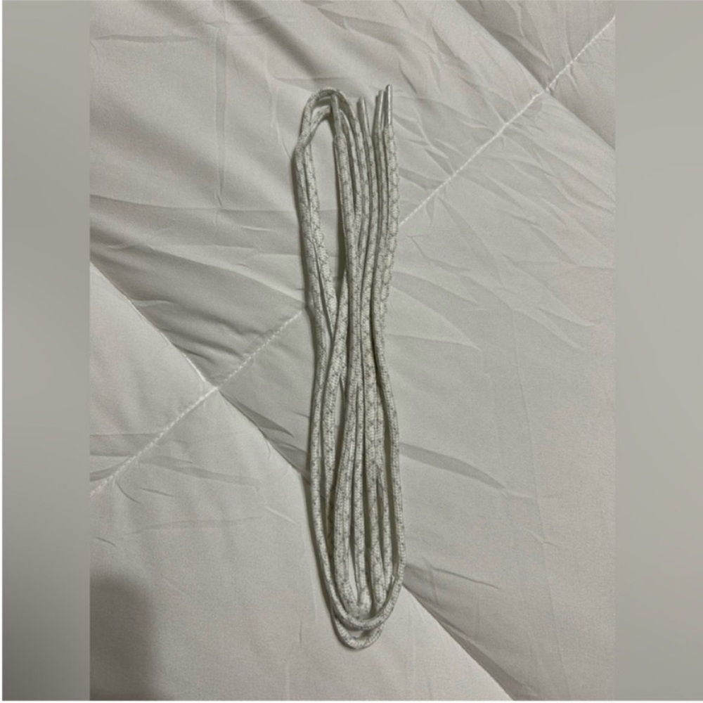 ⭐️5/$15 New On Cloud Running Shoe Sneaker Laces White Gray